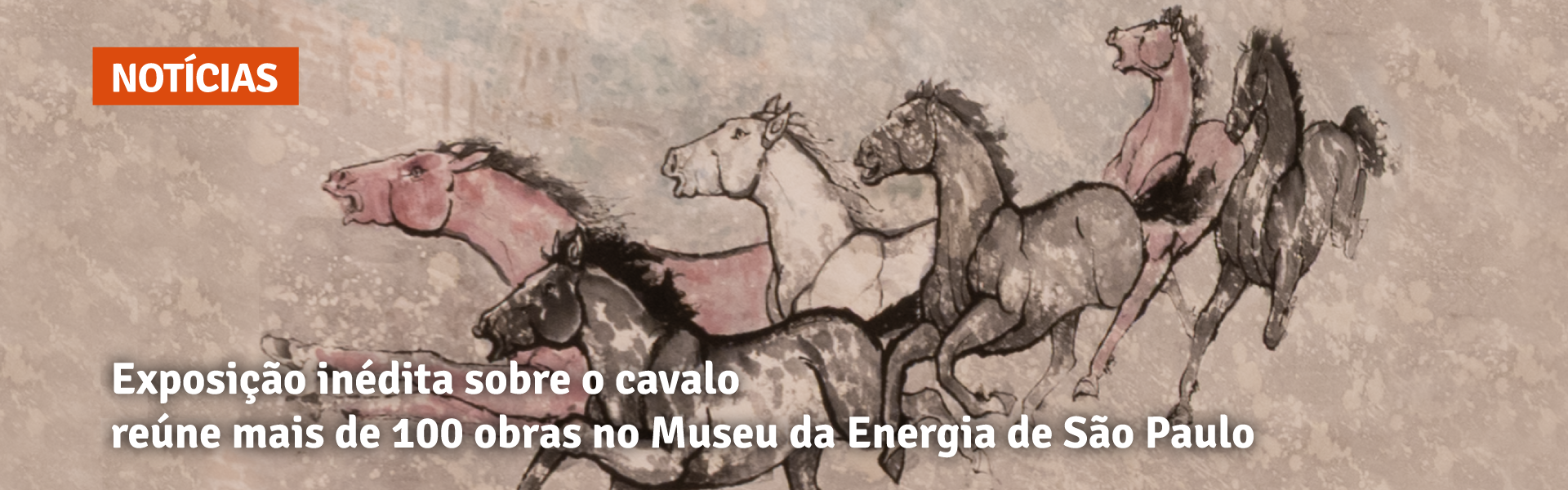 Exposição inédita sobre o cavalo reúne mais de 100 obras no Museu da Energia de São Paulo